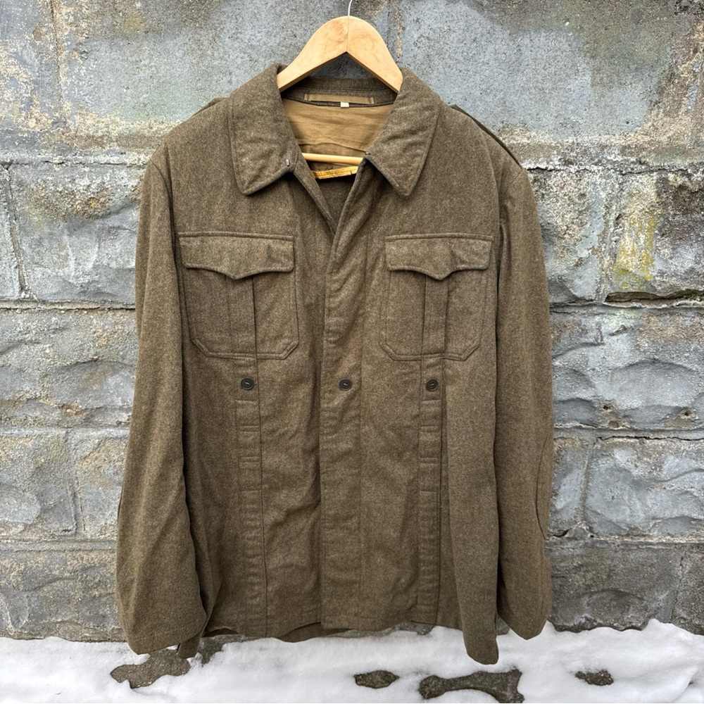 Vintage Bundeswehr West German Military Wool Jacket 1969 Dated